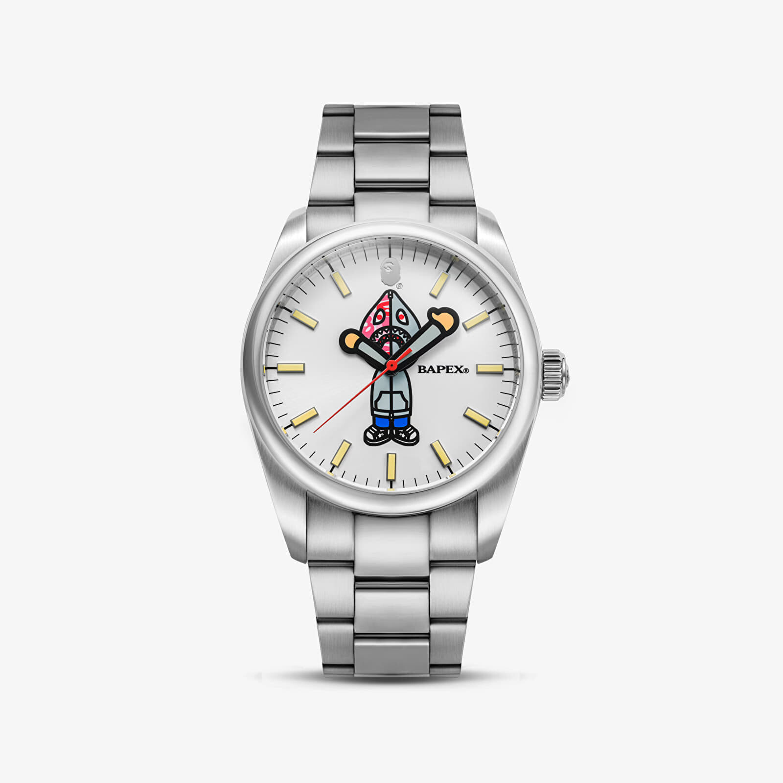 Watch A BATHING APE Type 7 Bapex Shark Seijin Silver Universal