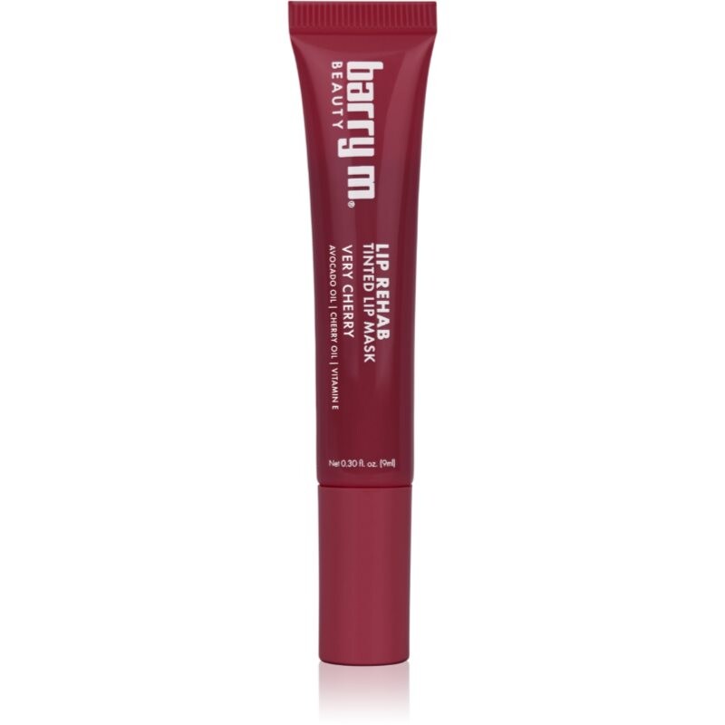 Barry M Lip Rehab nourishing toning mask for lips shade Verry Cherry 10 ml
