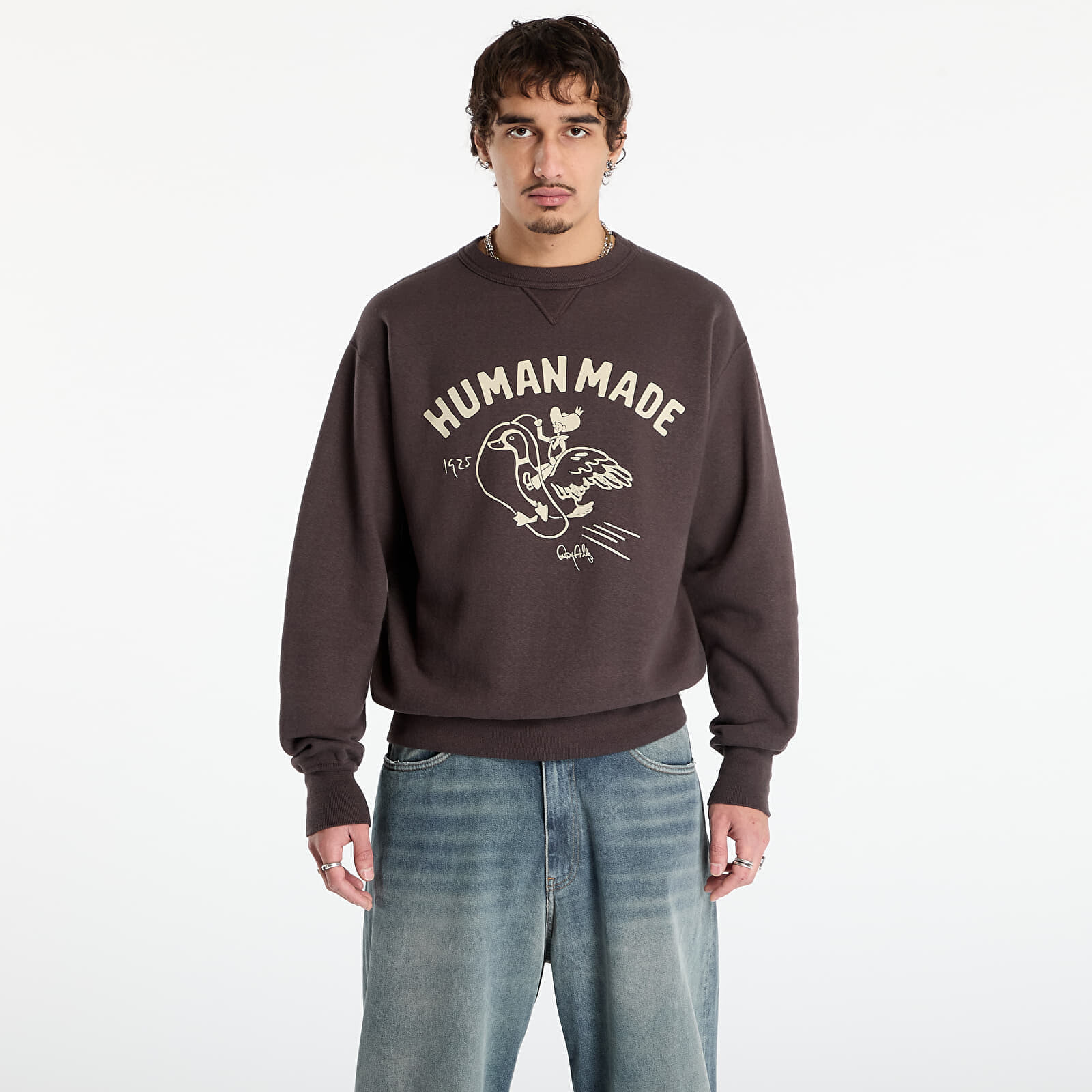 Sweatshirt HUMAN MADE Tsuriami Sweatshirt 2 Charcoal S