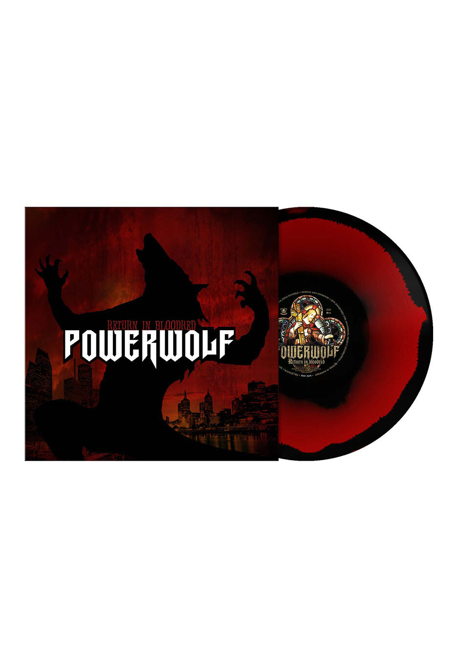 Powerwolf - Return In Bloodred Ltd. Red/Blackk Corona - Colored Vinyl