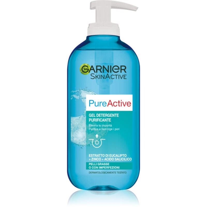 Garnier Skin Active Pure Active cleansing gel for problem skin, acne 200 ml