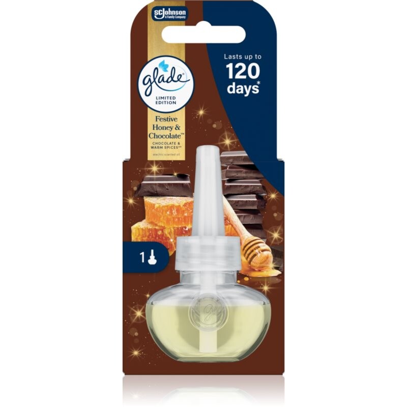 GLADE Festive Honey & Chocolate electric diffuser refill 20 ml