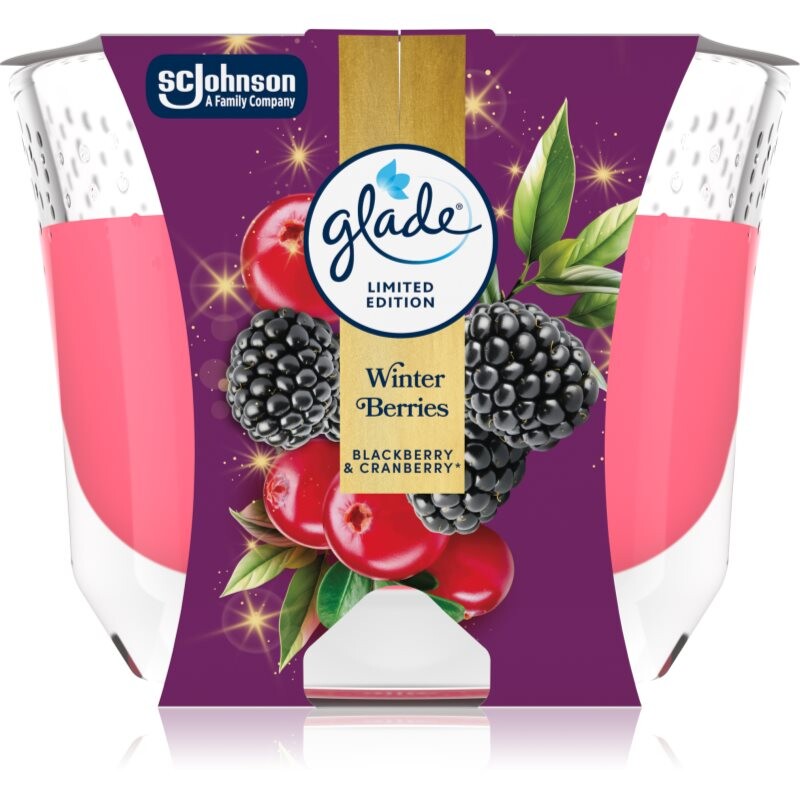 GLADE Winter Berries scented candle 204 g