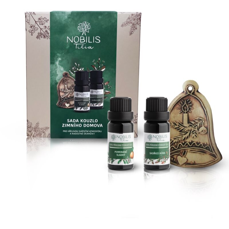 Nobilis Tilia Kouzlo Zimního Domova gift set with essential oils