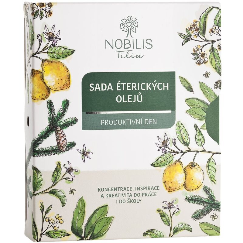Nobilis Tilia Produktivní Den set with essential oils