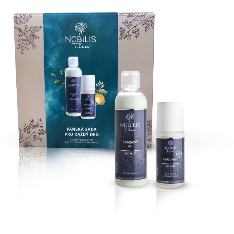Nobilis Tilia Šetrná Přírodní Péče Pro Citlivou Mužskou Pokožku set for men