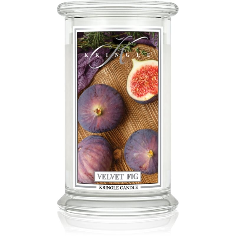 Kringle Candle Velvet Fig scented candle 623 g