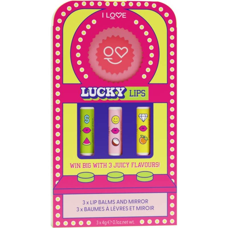 I Love Lucky Lips gift set for lips