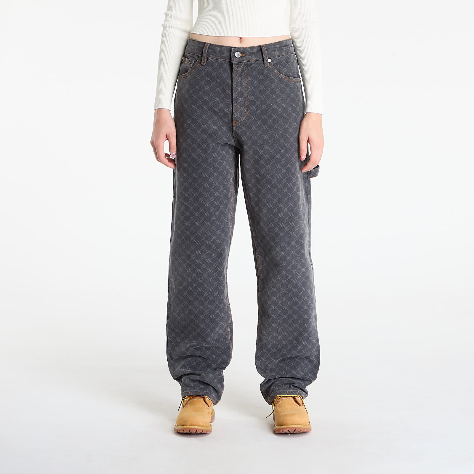 Pants Daily Paper Monogram Workwear Amba Jeans Grey S