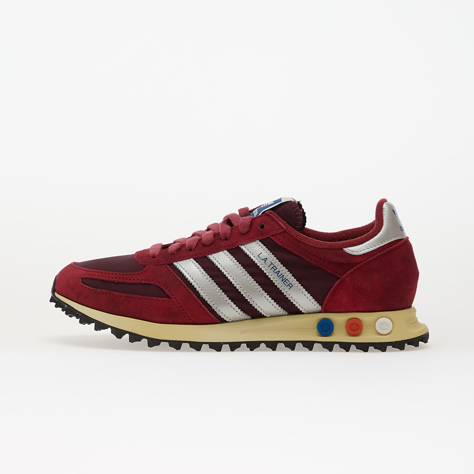 Sneakers adidas La Trainer Og Noble Maroon/ Silver Metallic/ Maroon UK 7