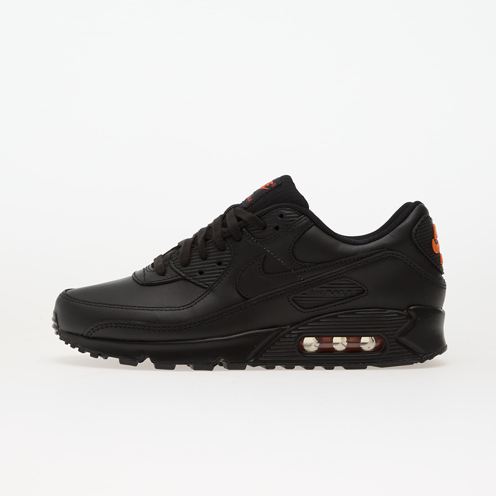 Sneakers Nike Air Max 90 Black/ Black-Safety Orange UK 6