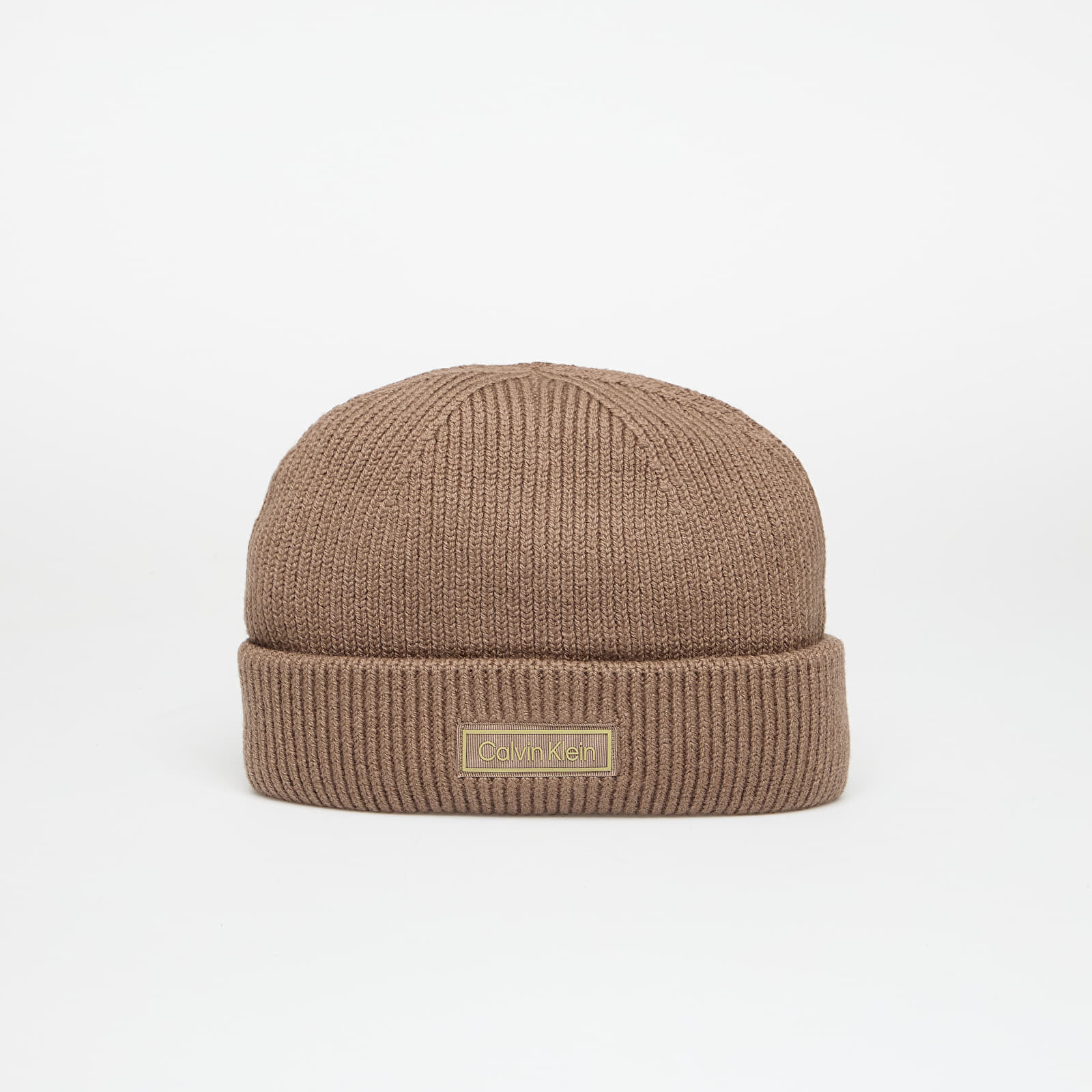 Calvin Klein Patch Chunky Rib Doc Hat Brown Universal