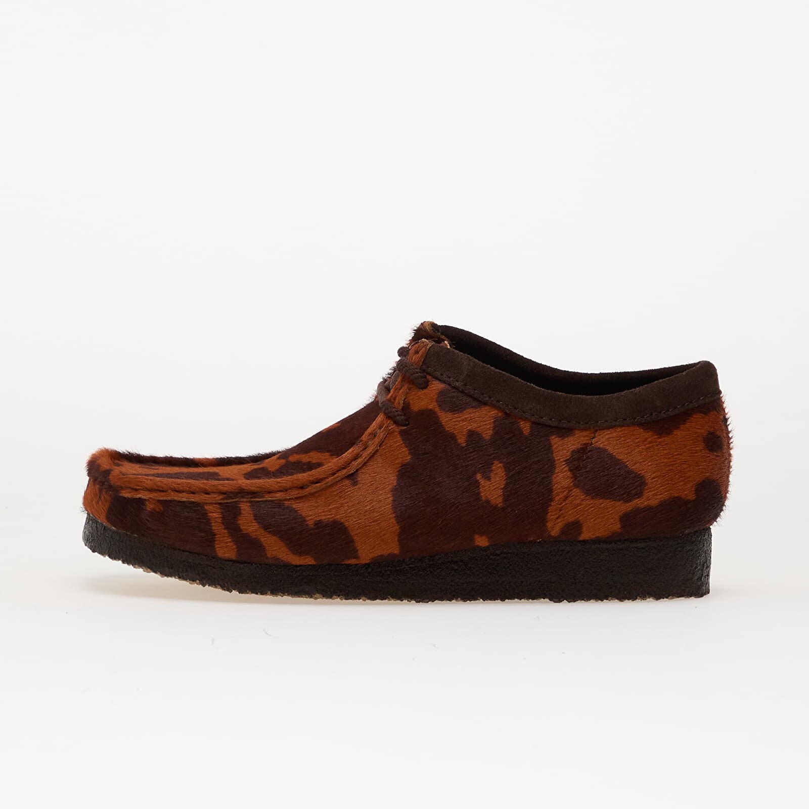 Sneakers Clarks Originals Wallabee Brown Cow Print UK 7