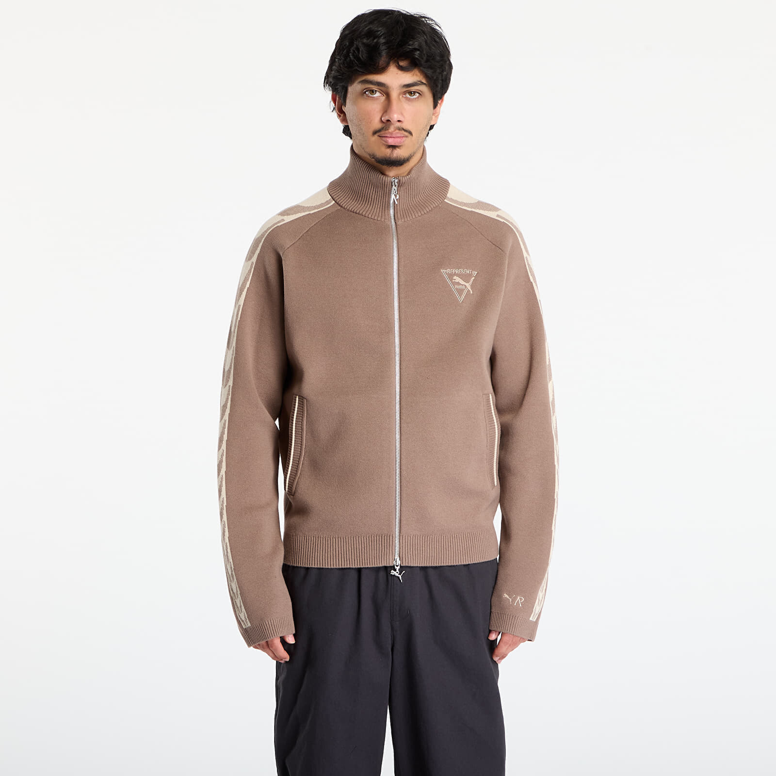 Jacket Puma x REPRESENT T7 Knit Jacket Pine Bark XL