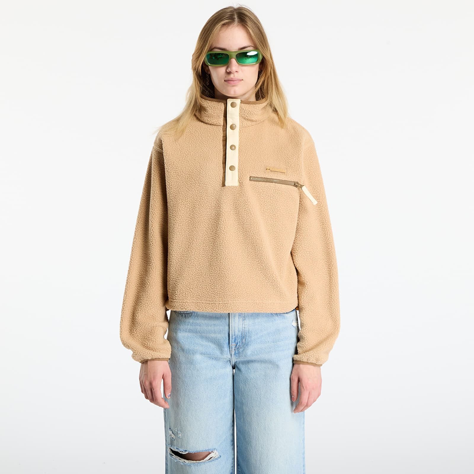 Sweatshirt Columbia Helvetia™ II Cropped Half Snap Fleece Canoe L