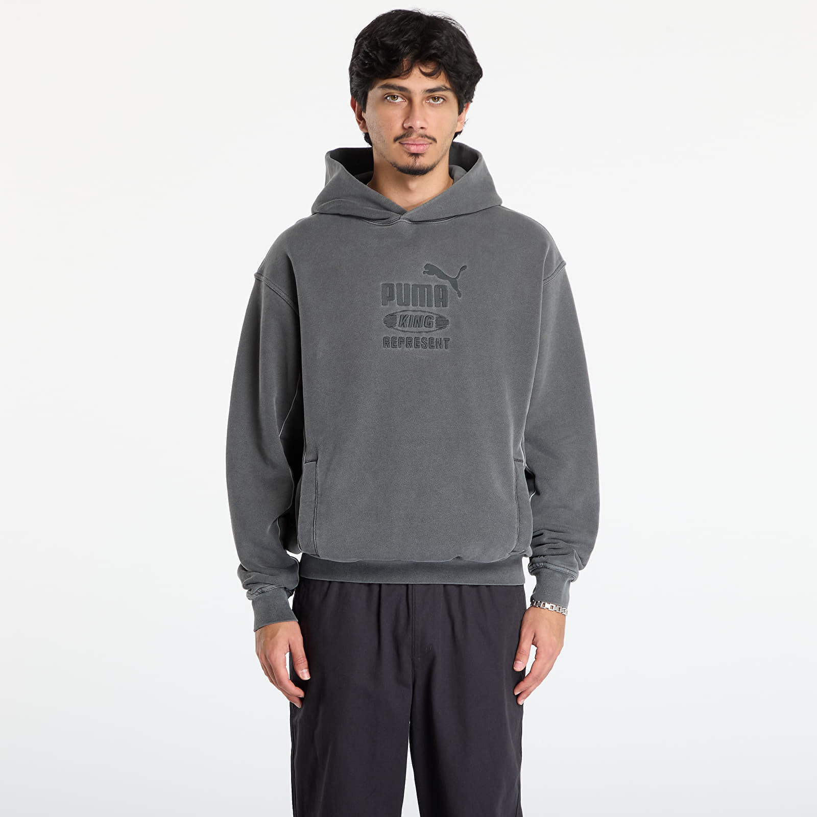 Sweatshirt Puma x REPRESENT Graphic Hoodie Flat Dark Gray L