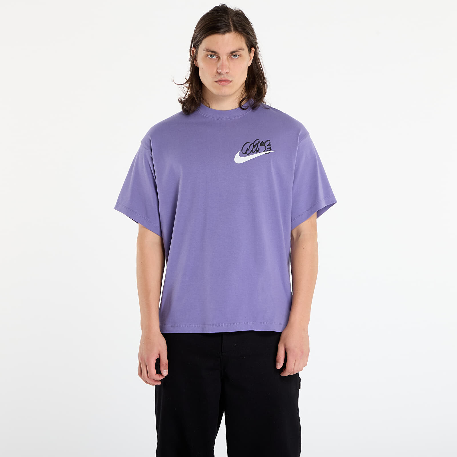 T-shirt Nike Solo Swoosh Men's T-Shirt Dusty Amethyst M