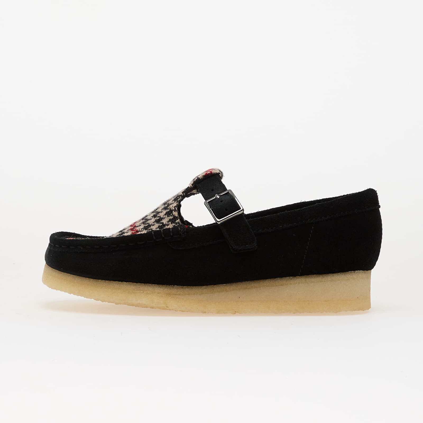 Sneakers Clarks Originals Wallabee T Bar Black Tweed Comb UK 7