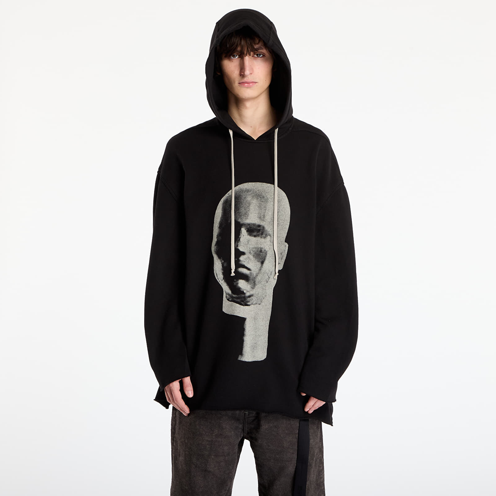 Sweatshirt Rick Owens DRKSHDW Peter Hoodie Black/ Pearl S