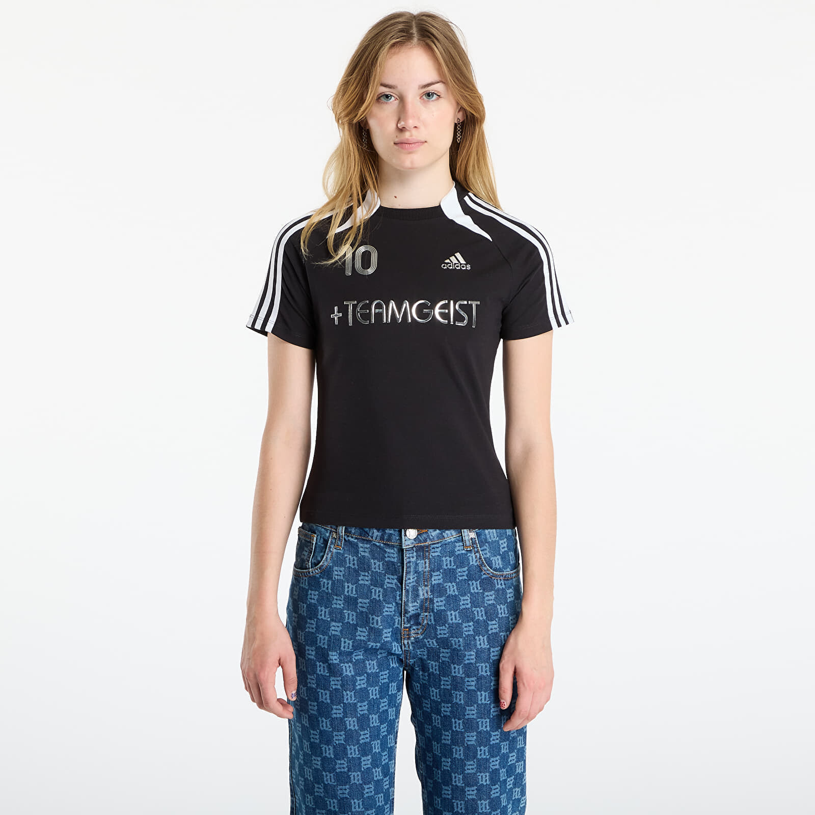 T-shirt adidas Adilenium Season 4 Teamgeist Slim T-Shirt Black L