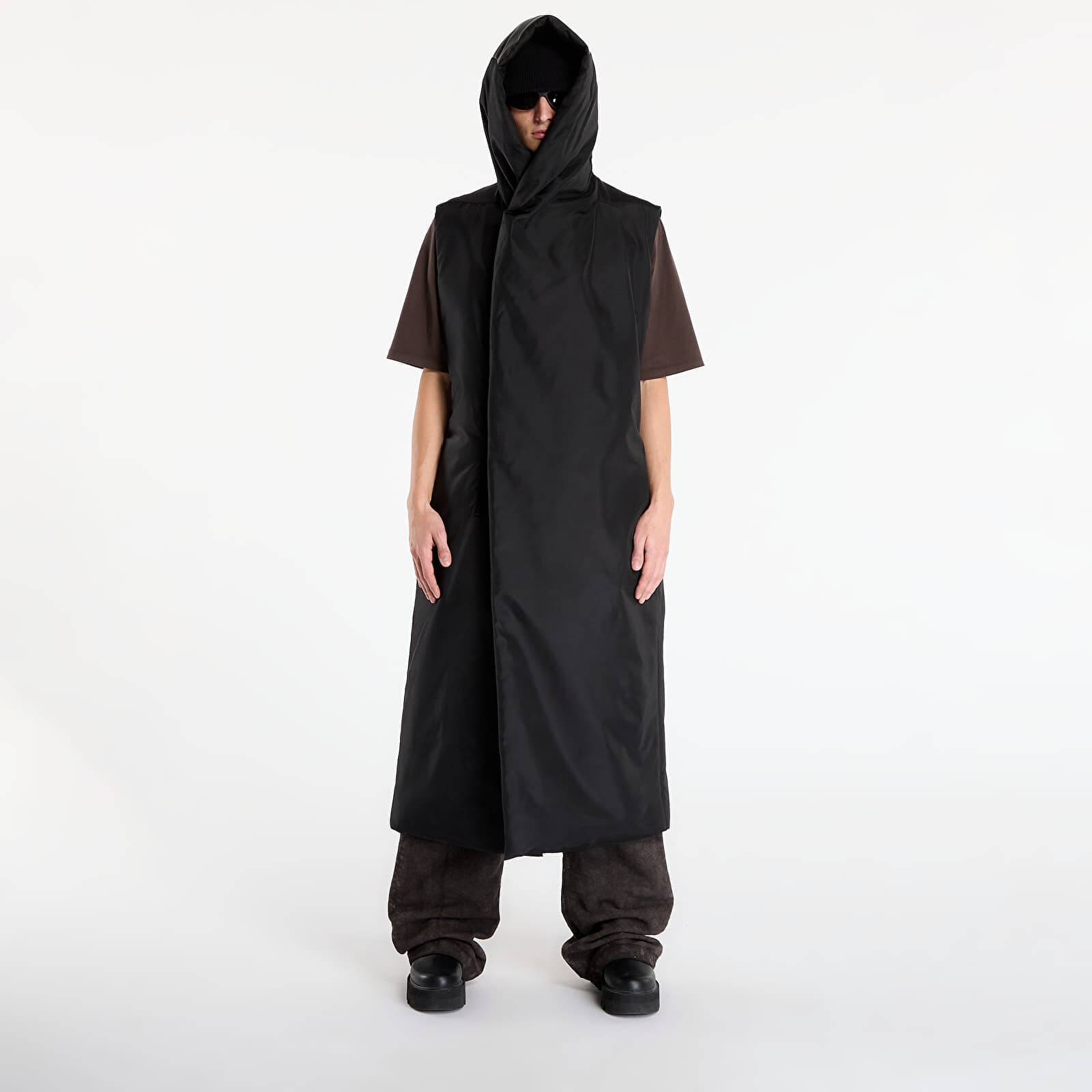 Coat Rick Owens DRKSHDW Hooded Liner Black S