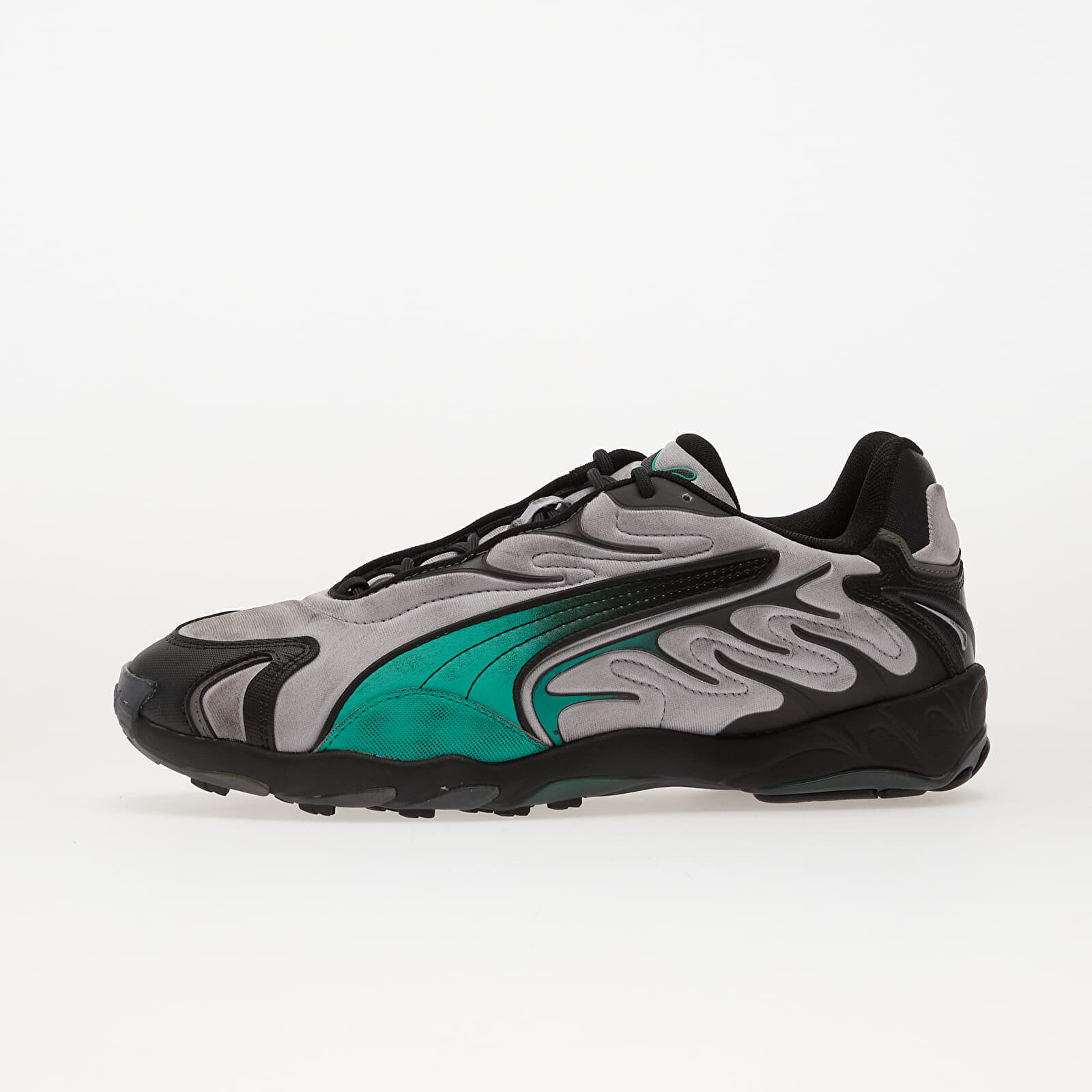 Sneakers Puma Inhale Distressed Vibrant Silver-Vibrant Green UK 8