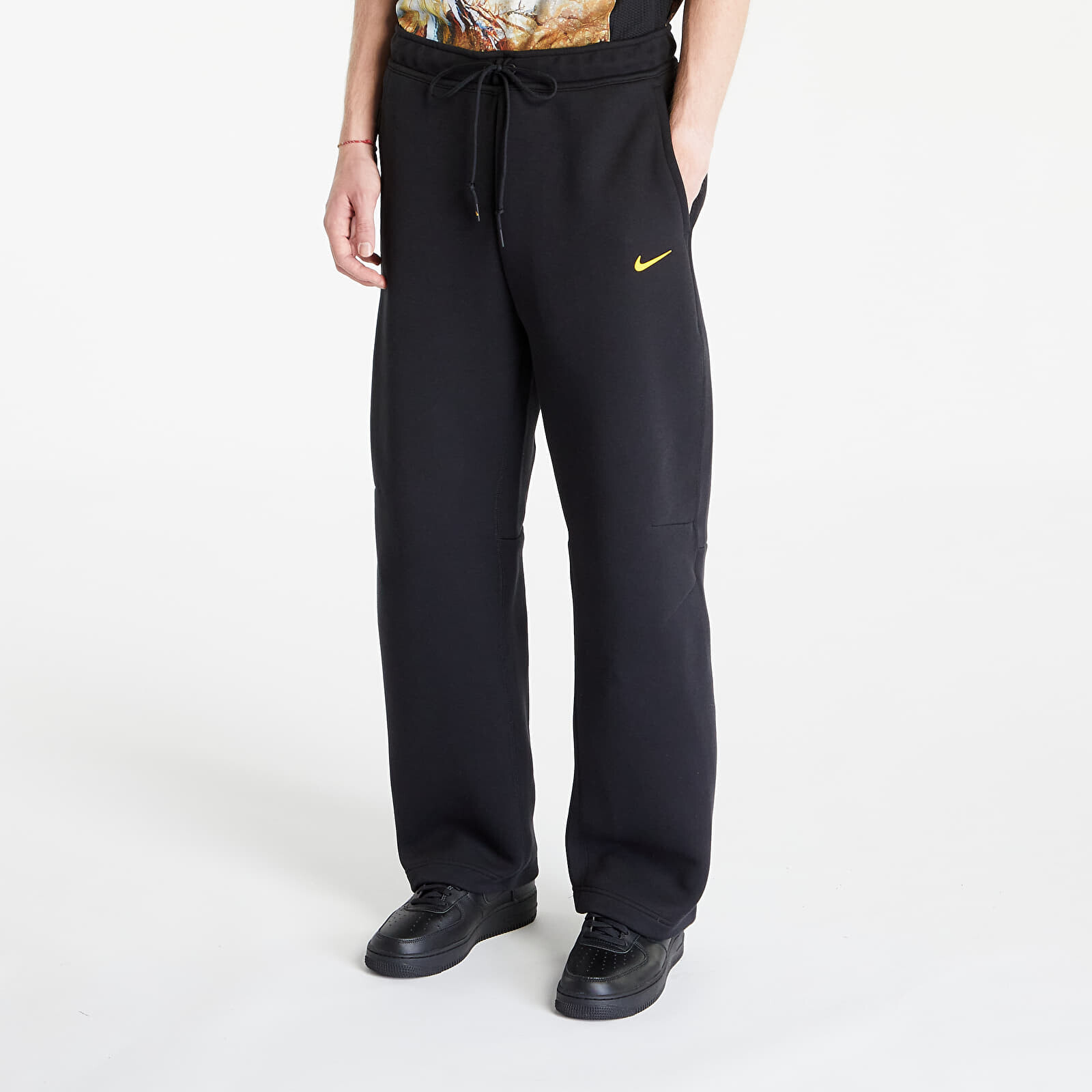 Pants Nike x NOCTA Tech Fleece Men's Open Hem Sweatpants Black/ University Gold L