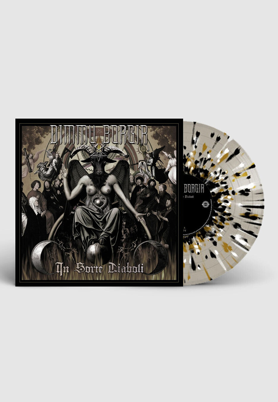 Dimmu Borgir - In Sorte Diaboli Ltd. Clear w/ Black/White/Gold - Splattered Vinyl