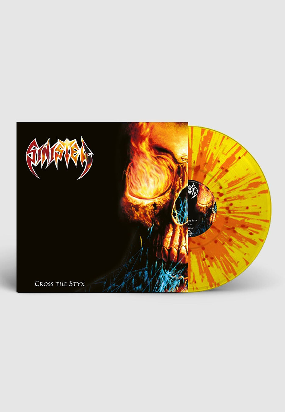 Sinister - Cross The Styx Ltd. Yellow w/ Orange/Red - Splattered Vinyl