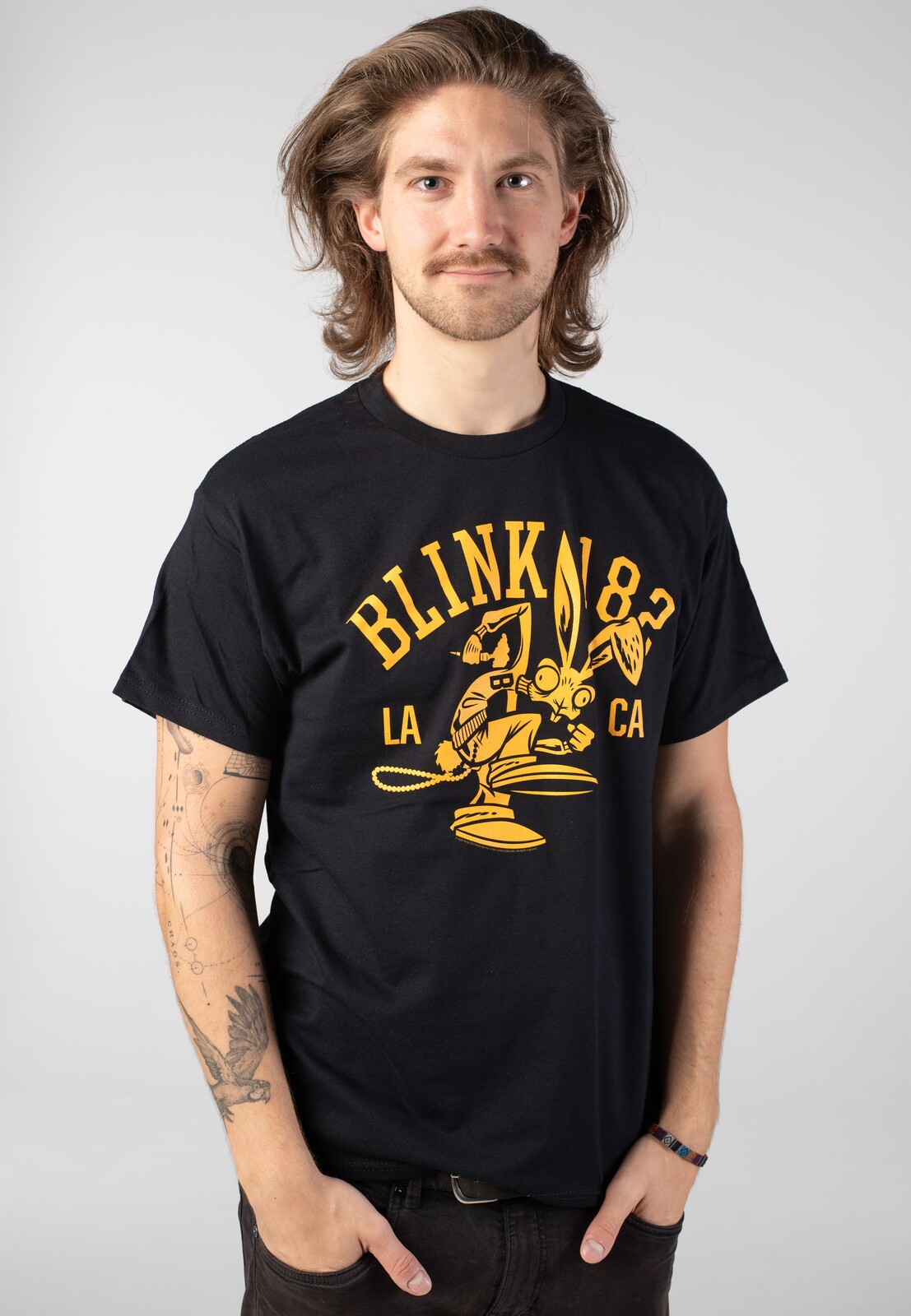 Blink 182 - Mascot - T-Shirt - black - L - 100% Cotton,Jersey