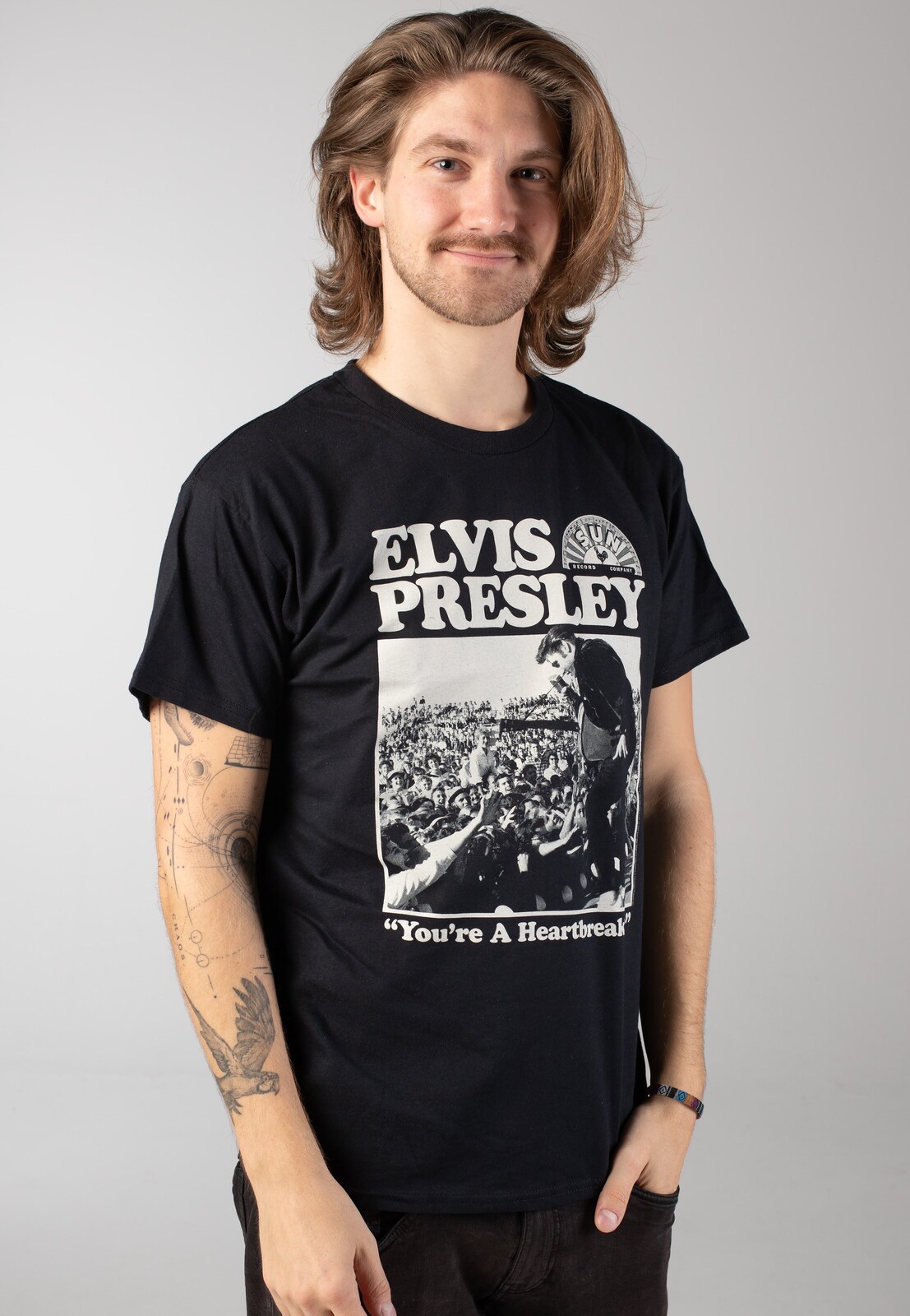 Elvis Presley - Heartbreaker - T-Shirt - black - L - 100% Cotton,Jersey