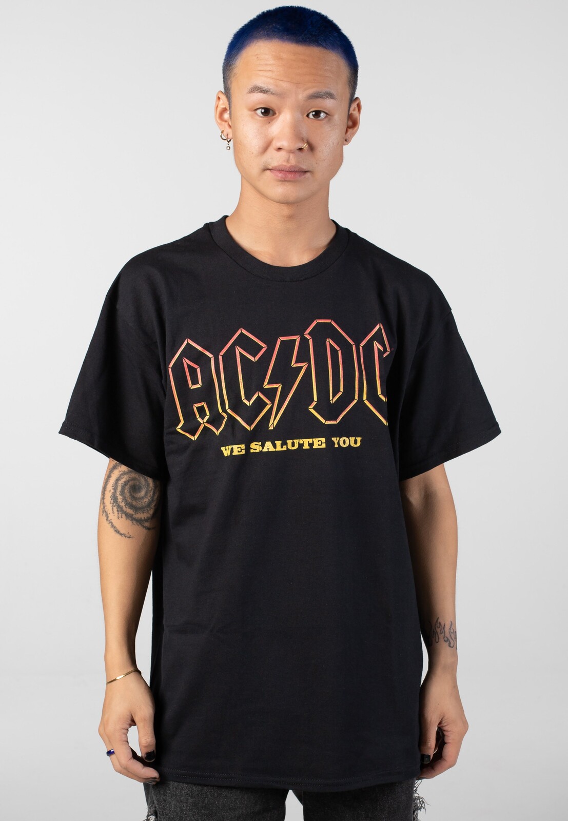 AC/DC - About To Rock Salute - T-Shirt - black - L - Jersey