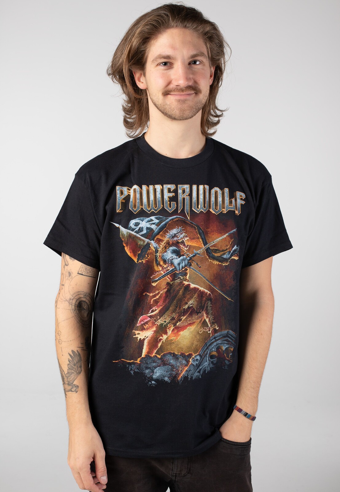Powerwolf - Wild For Life - T-Shirt - black - L - 100% Cotton,Jersey