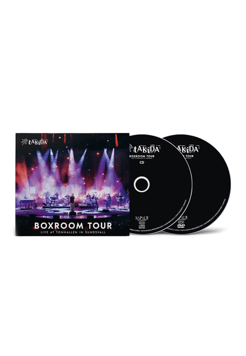 Takida - Boxroom Tour: Live At Tonhallen In Sundsvall - Digipak CD + DVD