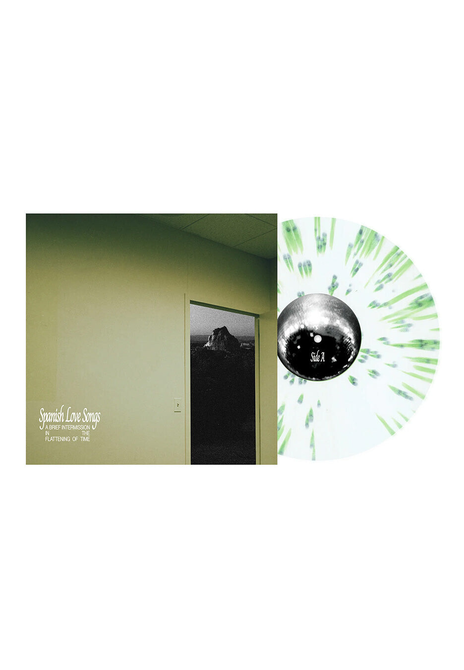 Spanish Love Songs - A Brief Intermission In The Flattening Of Time Ltd. White w/ Green - Splattered Vinyl