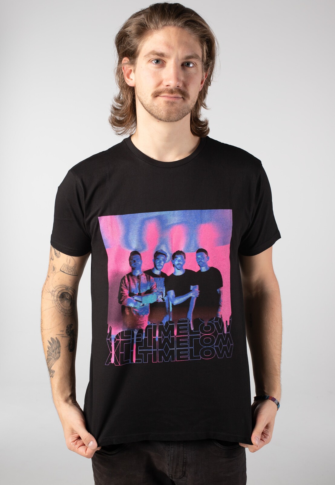 All Time Low - Blurry Monster - T-Shirt - black - L - 100% Cotton,Jersey