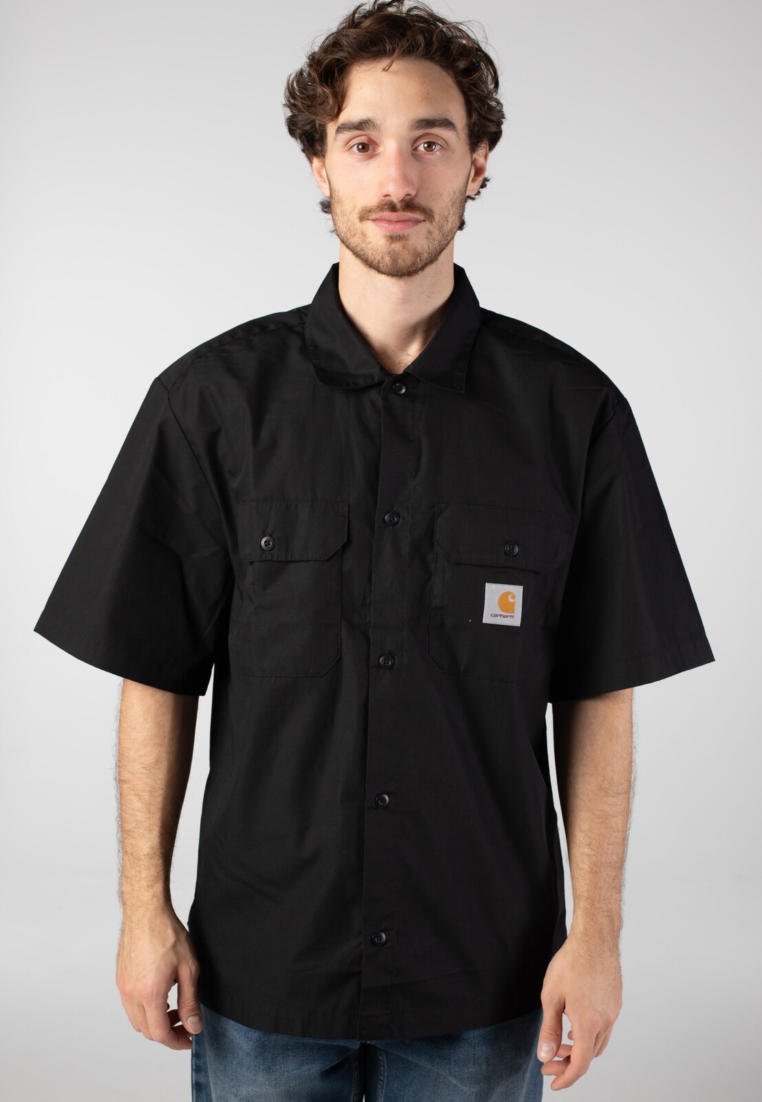 Carhartt WIP - Craft Black - Shirt - black - L - 65% Polyester, 35% Cotton