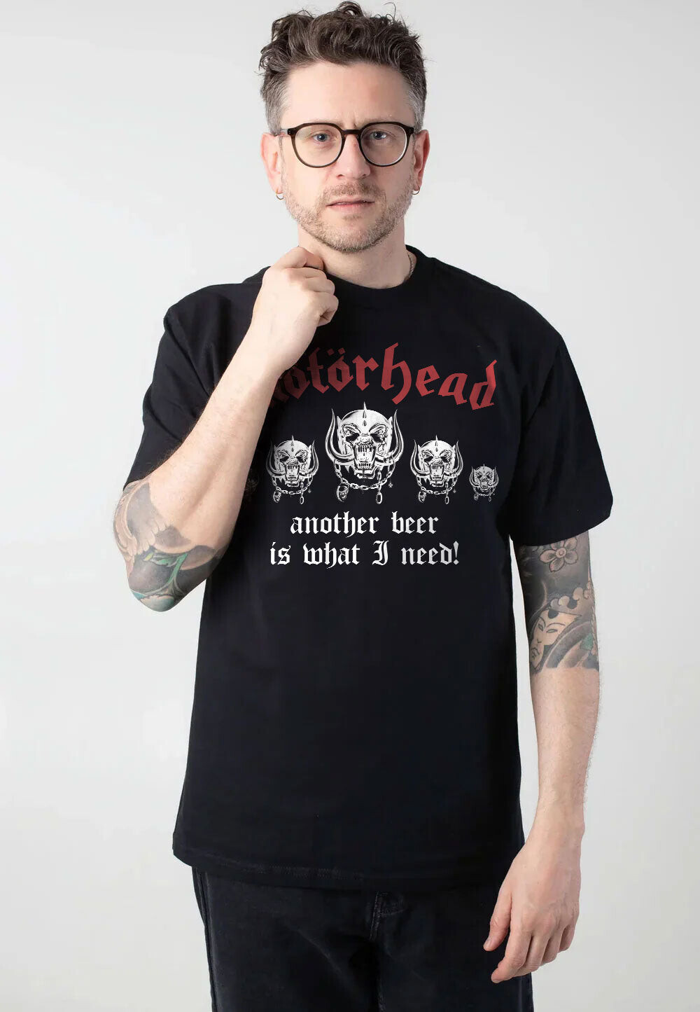 Motörhead - Another Beer - T-Shirt - black - L - 100% Cotton,Jersey