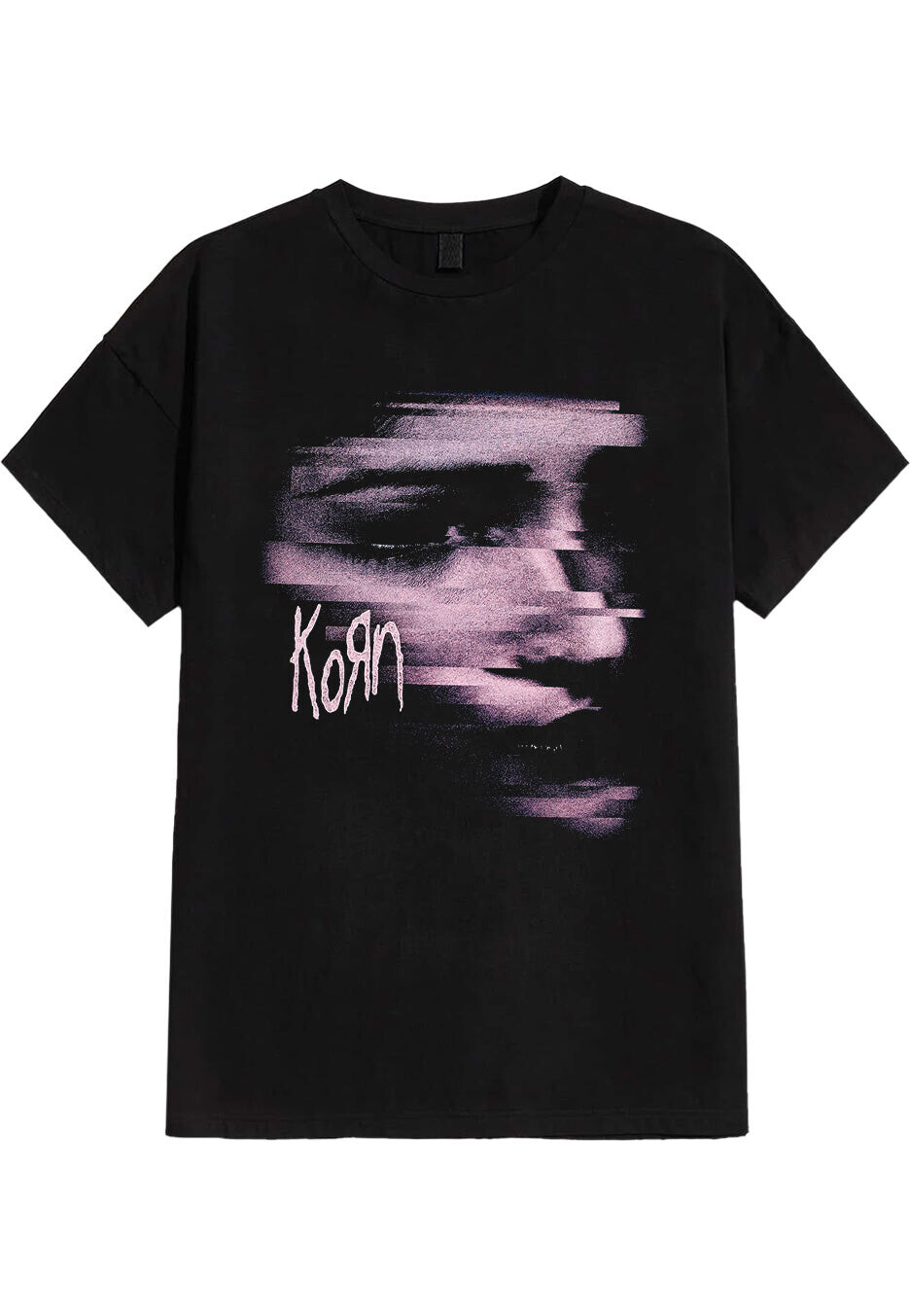 Korn - Chopped Face - T-Shirt - black - L - 100% Cotton,Jersey