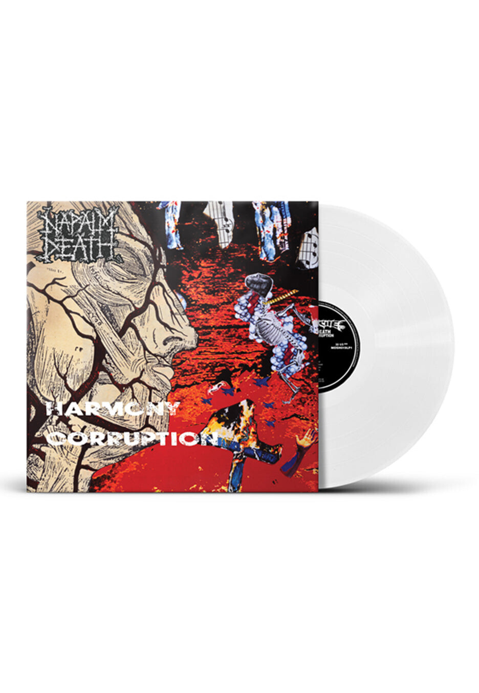 Napalm Death - Harmony Corruption Ltd. White - Colored Vinyl
