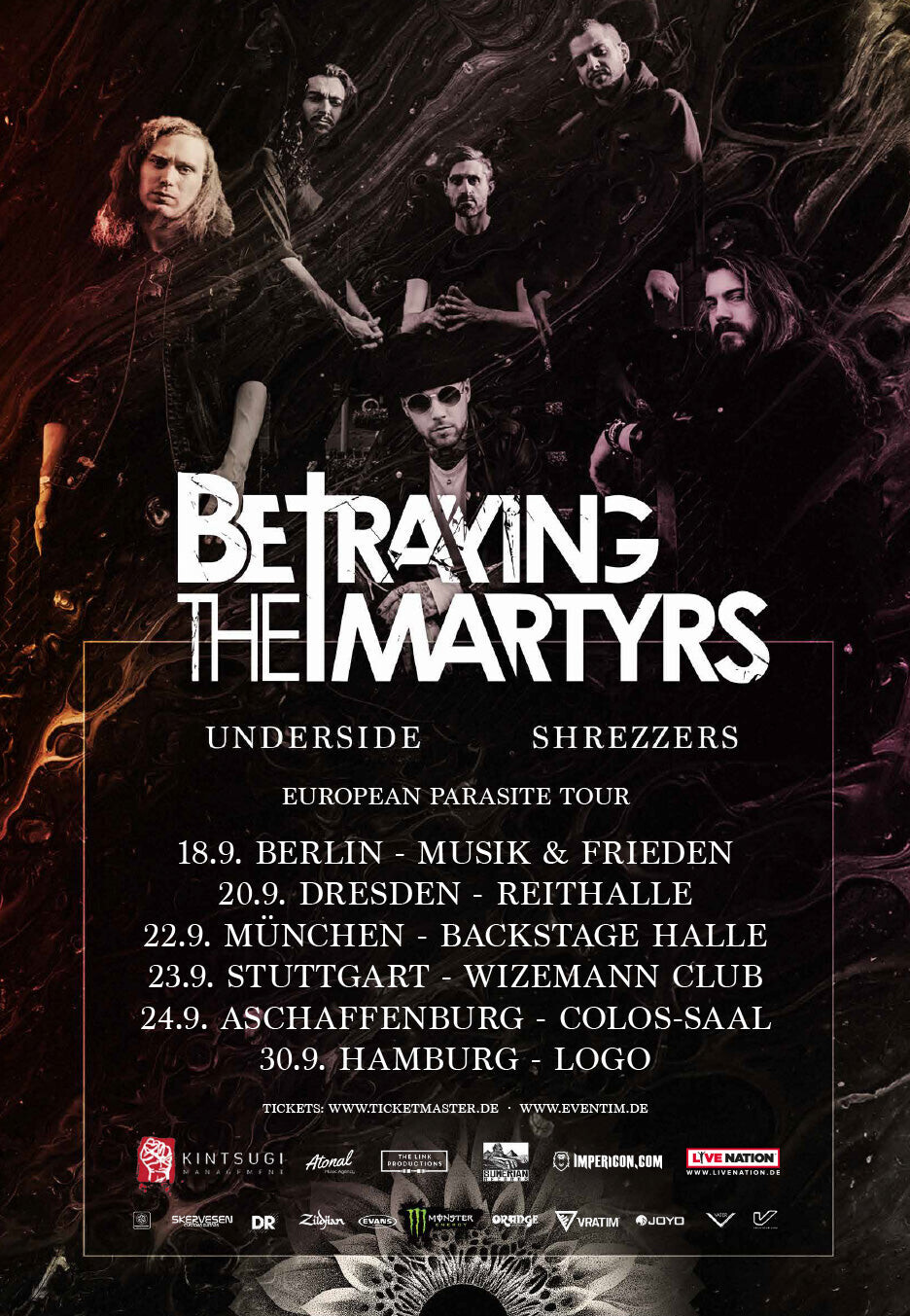 Betraying The Martyrs - 23.09.2019 Stuttgart - Ticket