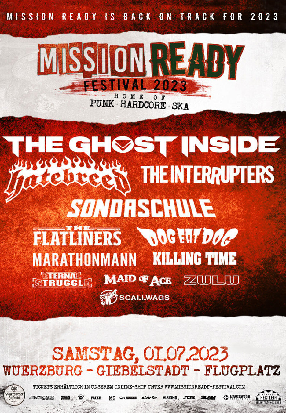 Mission Ready Festival - 01.07.2023 Giebelstadt - Ticket