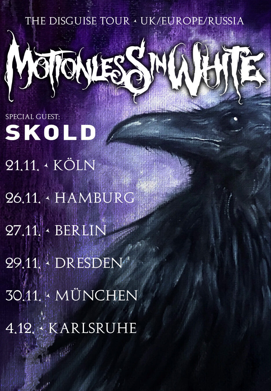Motionless In White - 29.11.2019 Dresden - Ticket