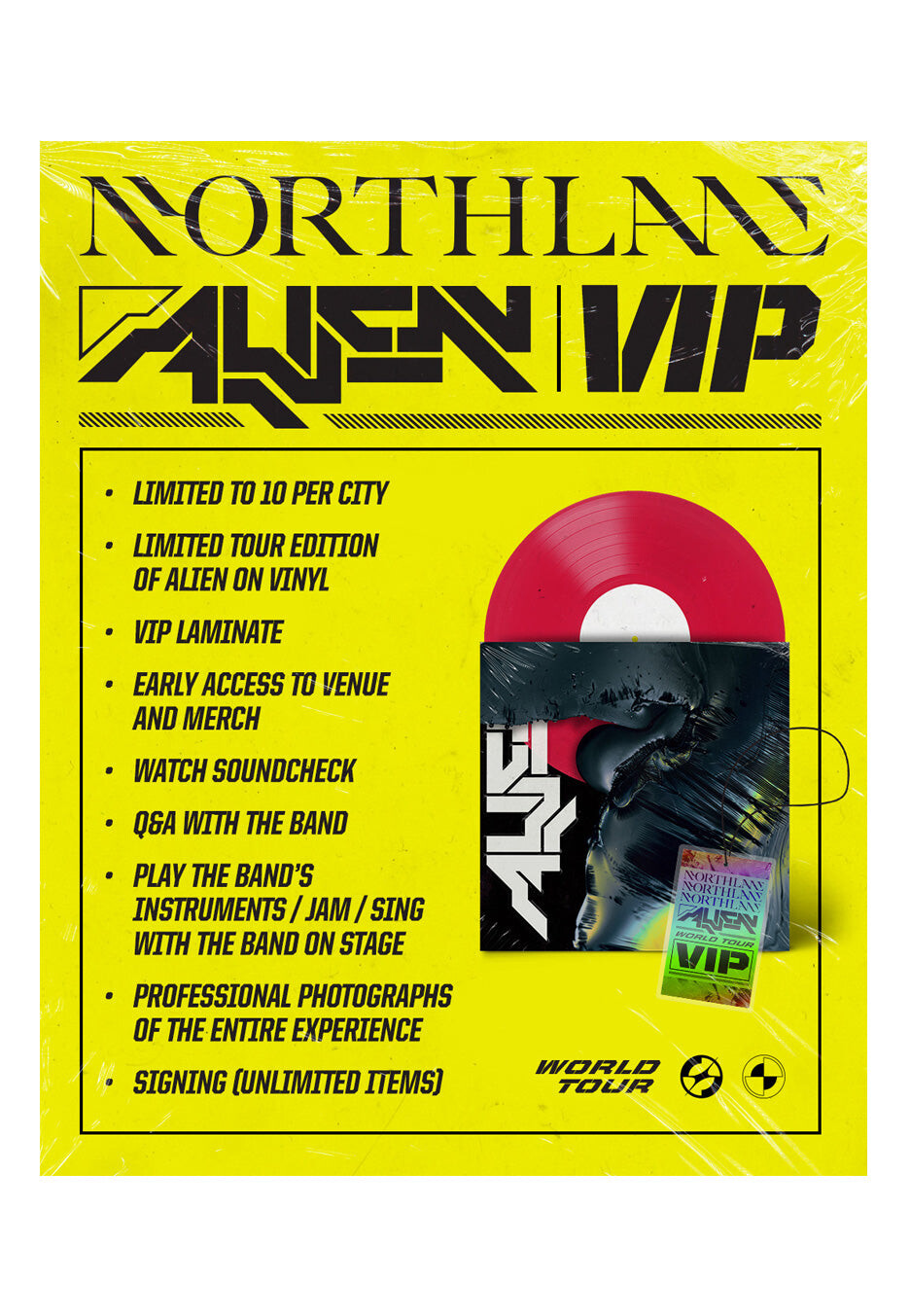 Northlane - 21.12.2019 Wiesbaden Alien VIP Upgrade - Ticket