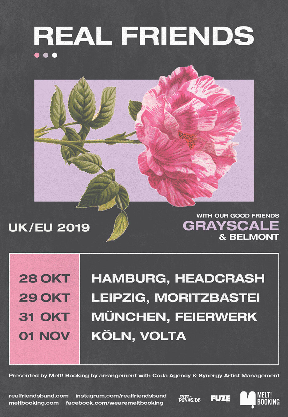 Real Friends - 28.10.2019 Hamburg - Ticket