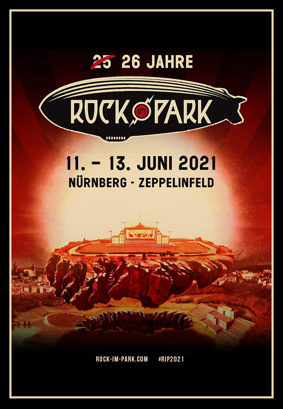 Rock Im Park - 11./12./12.06.2021 Nürnberg Weekend & Camping - Ticket