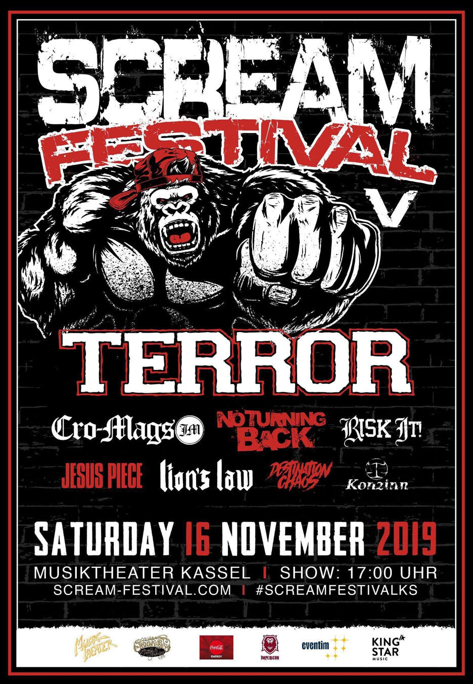 Scream Festival - 16.11.2019 Kassel - Ticket