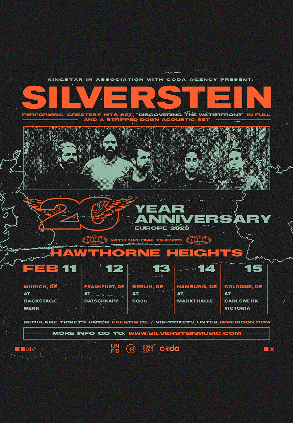 Silverstein - 13.02.2020 Berlin FOR THE FANS - Ticket