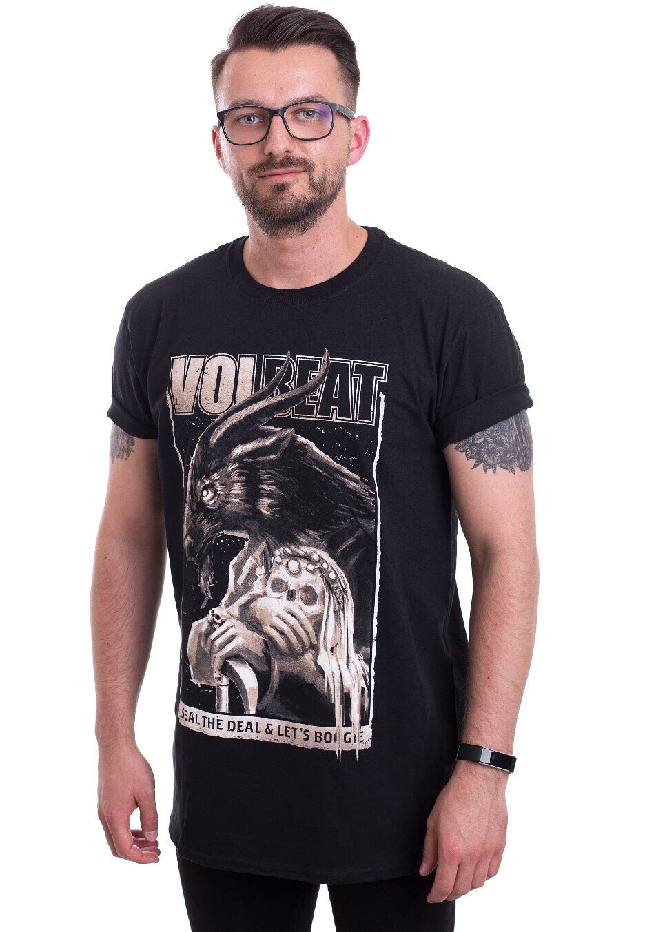 Volbeat - Boogie Goat - T-Shirt - black - L - 100% Cotton