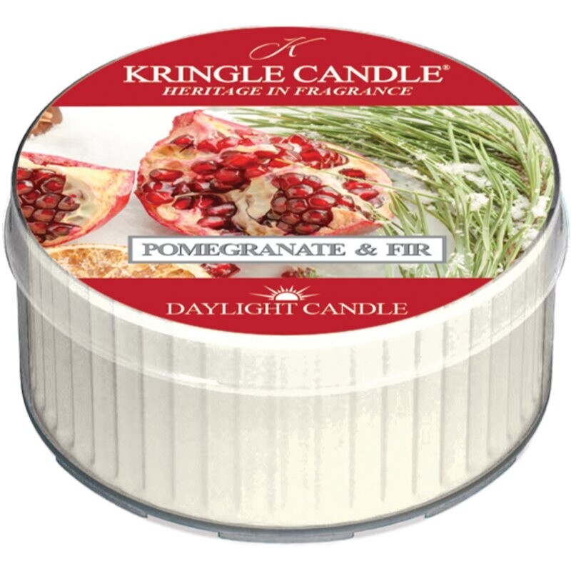 Kringle Candle Pomegranate & Fir Daylight tealight candle 42 g